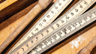 Vintage Wooden Measuring Tools