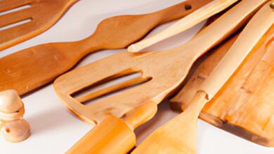 Wood Cooking Utensils Set